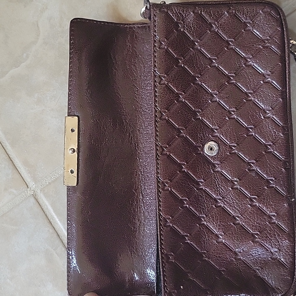 Y2K VTG Michael Kors Brown Quilted Leather Bag - Picture 6 of 9